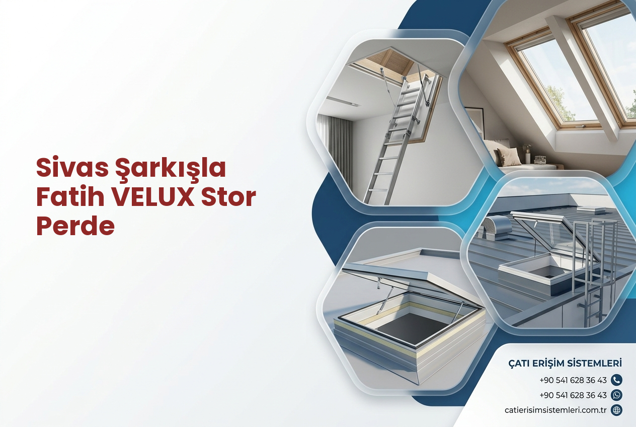 Sivas Şarkışla Fatih VELUX Stor Perde