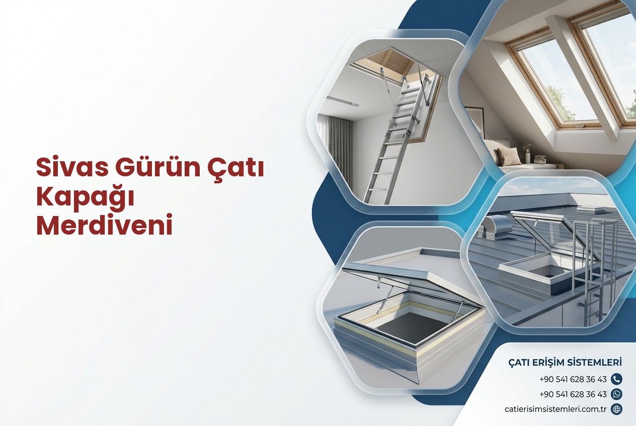 Sivas Gürün Çatı Kapağı Merdiveni