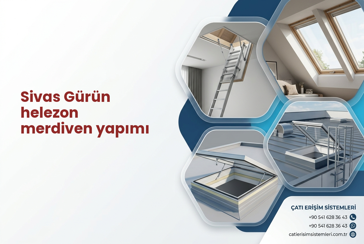Sivas Gürün helezon merdiven yapımı