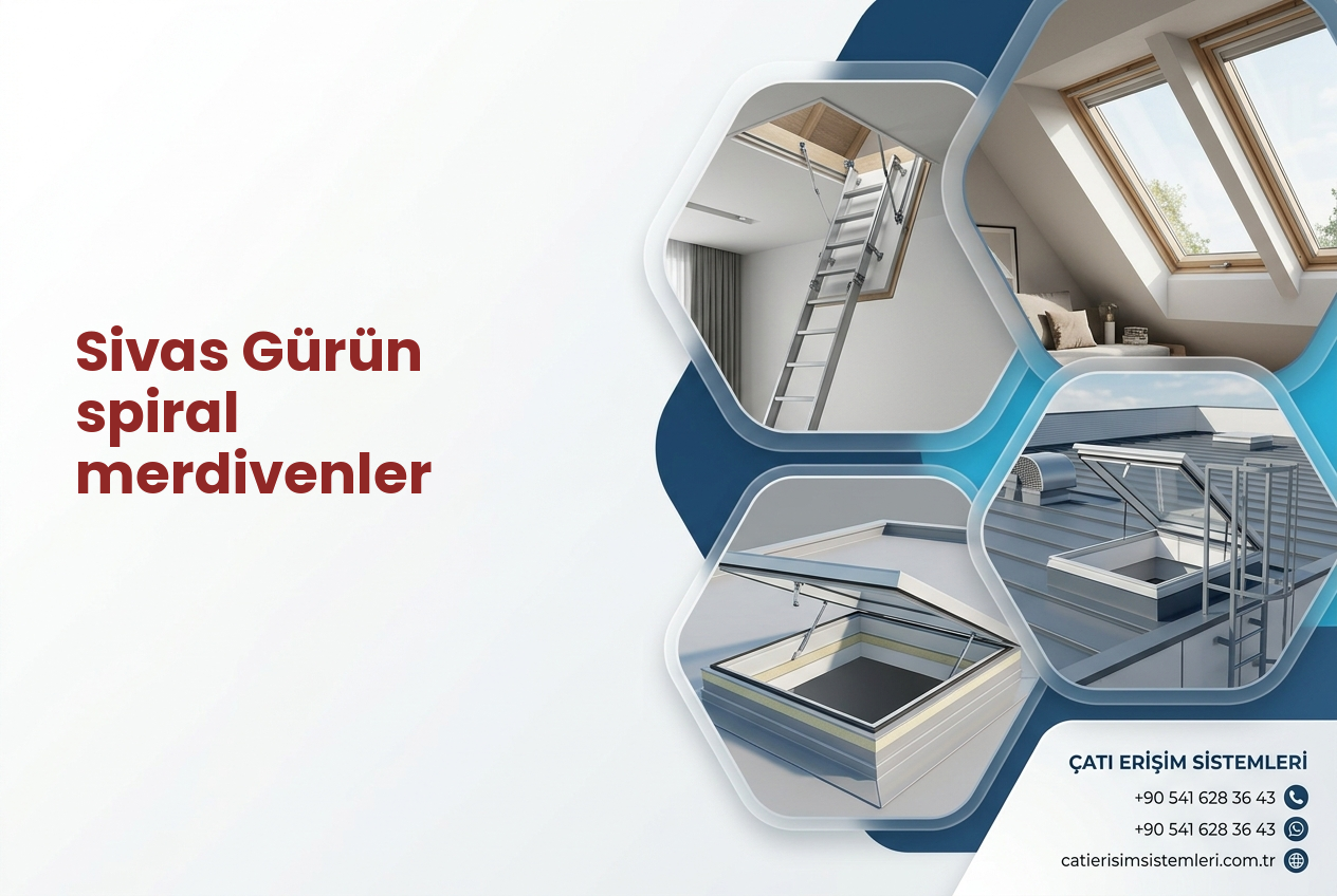 Sivas Gürün spiral merdivenler