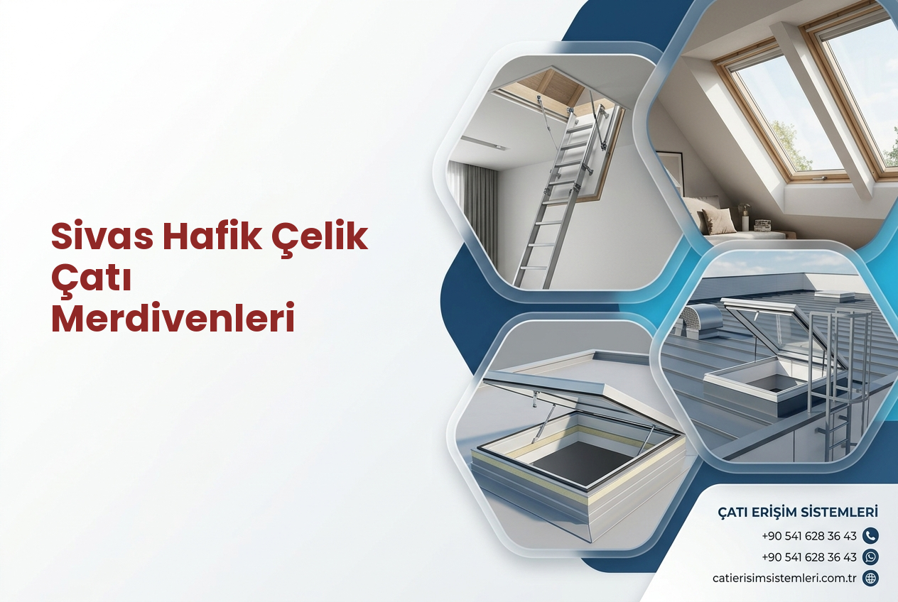 Sivas Hafik Çelik Çatı Merdivenleri