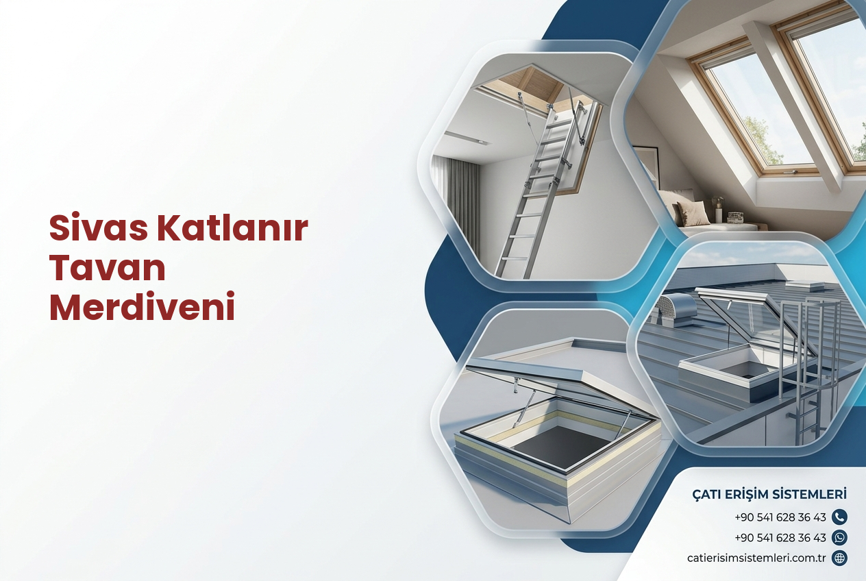 Sivas Katlanır Tavan Merdiveni