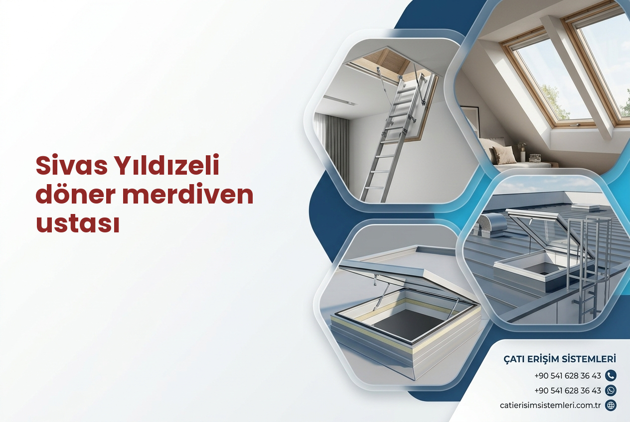 Sivas Yıldızeli döner merdiven ustası