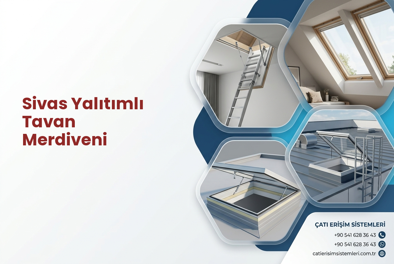 Sivas Yalıtımlı Tavan Merdiveni