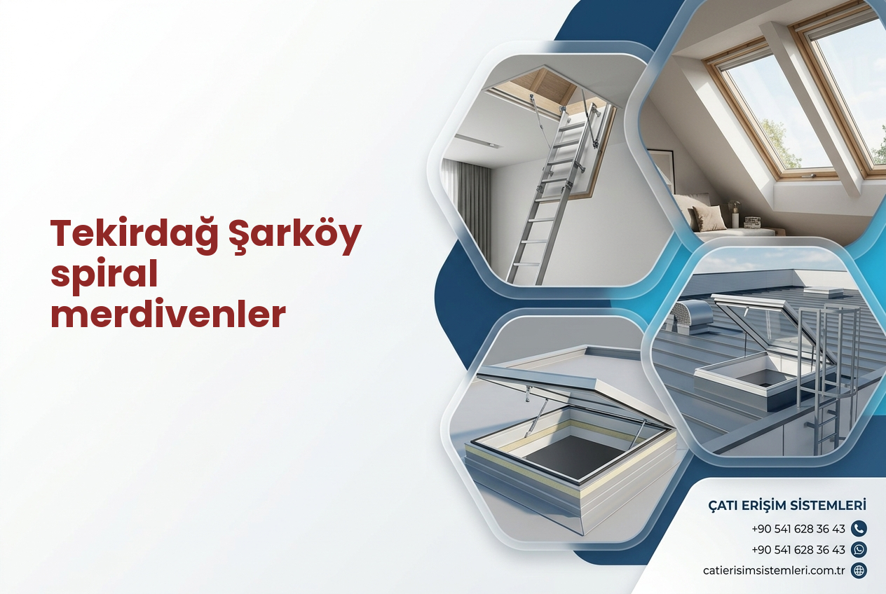 Tekirdağ Şarköy spiral merdivenler