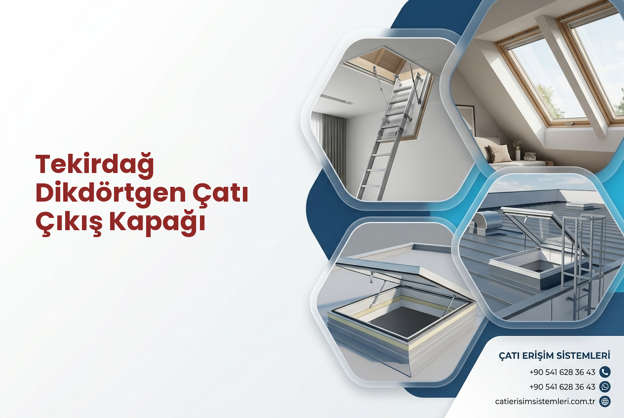 Tekirdağ Dikdörtgen Çatı Çıkış Kapağı