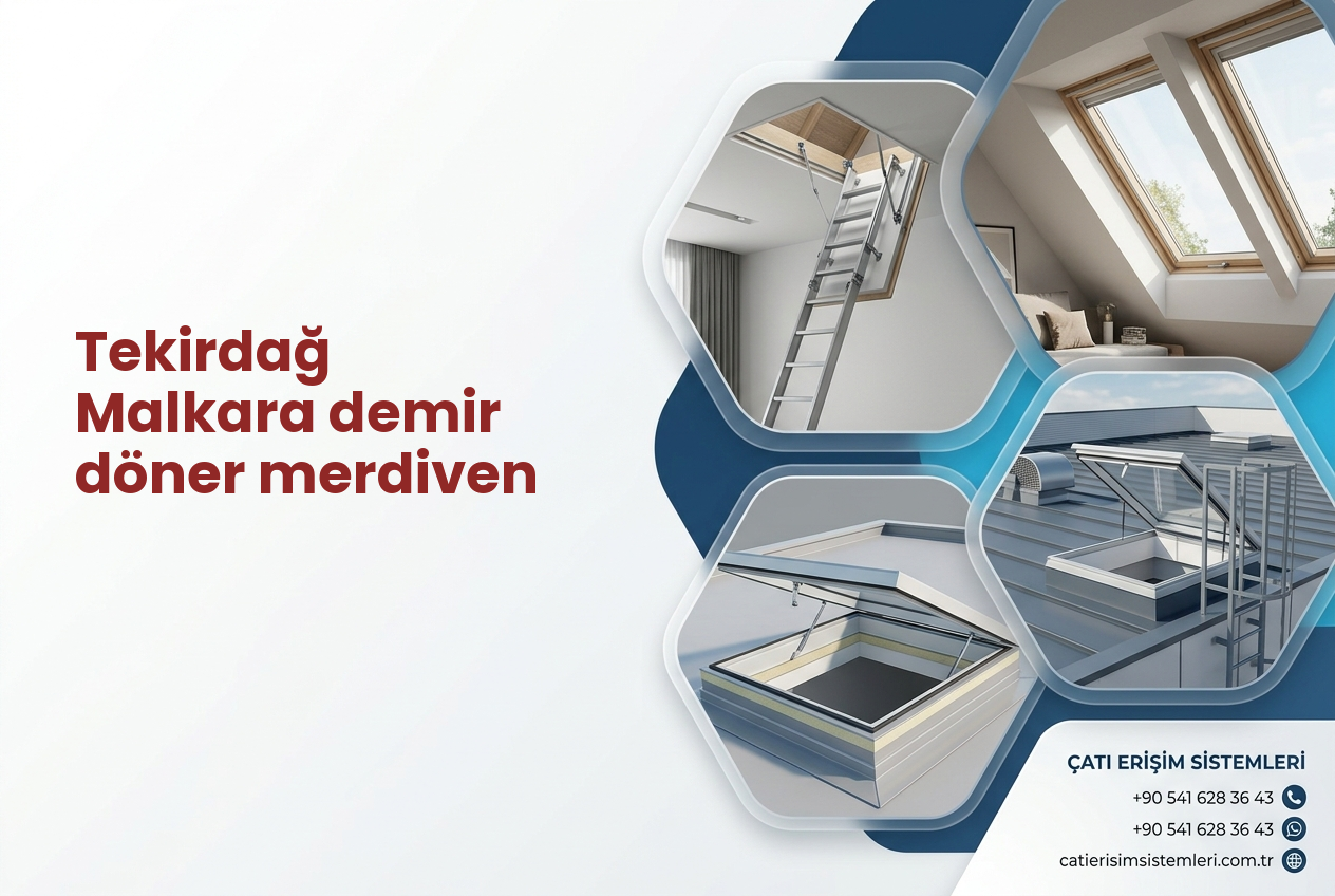 Tekirdağ Malkara demir döner merdiven