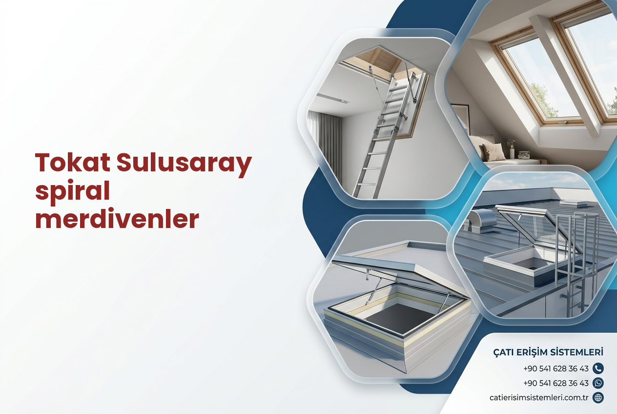 Tokat Sulusaray spiral merdivenler