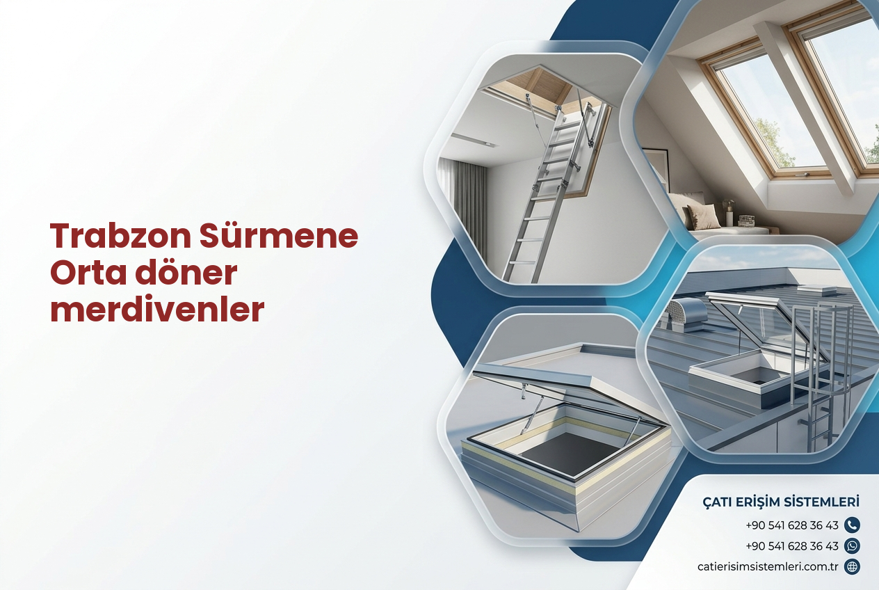 Trabzon Sürmene Orta döner merdivenler