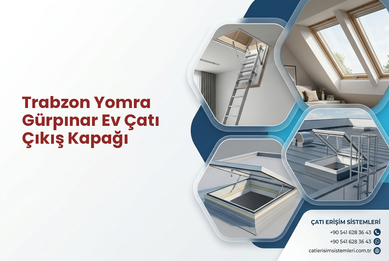 Trabzon Yomra Gürpınar Ev Çatı Çıkış Kapağı
