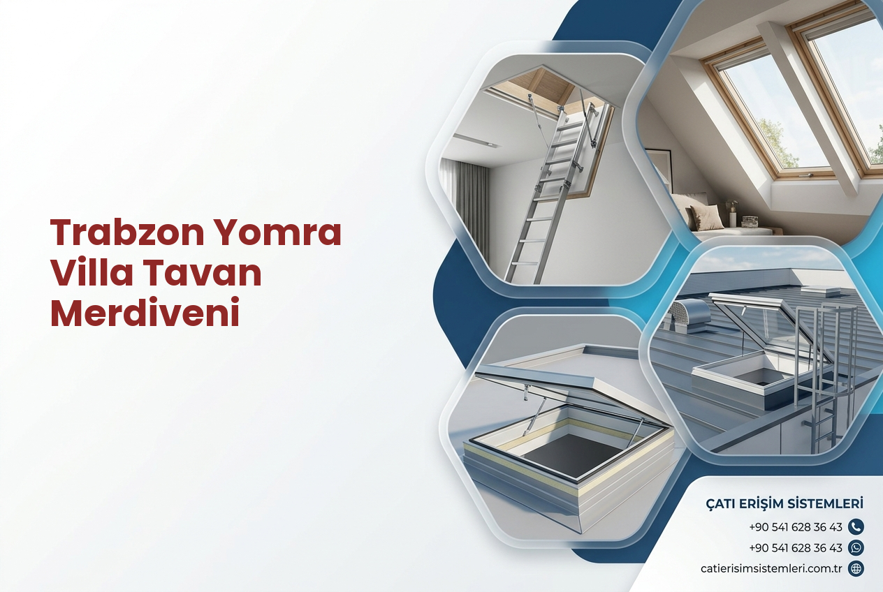 Trabzon Yomra Villa Tavan Merdiveni