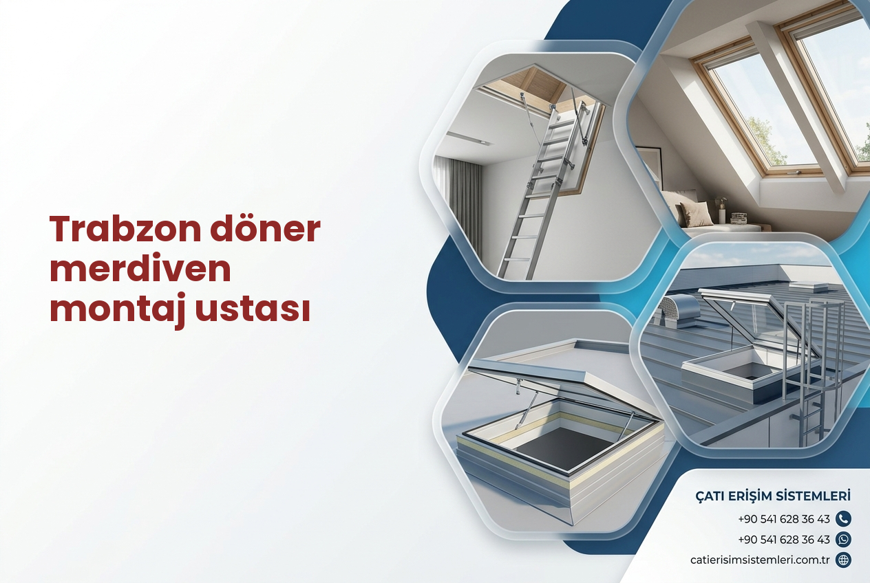 Trabzon döner merdiven montaj ustası