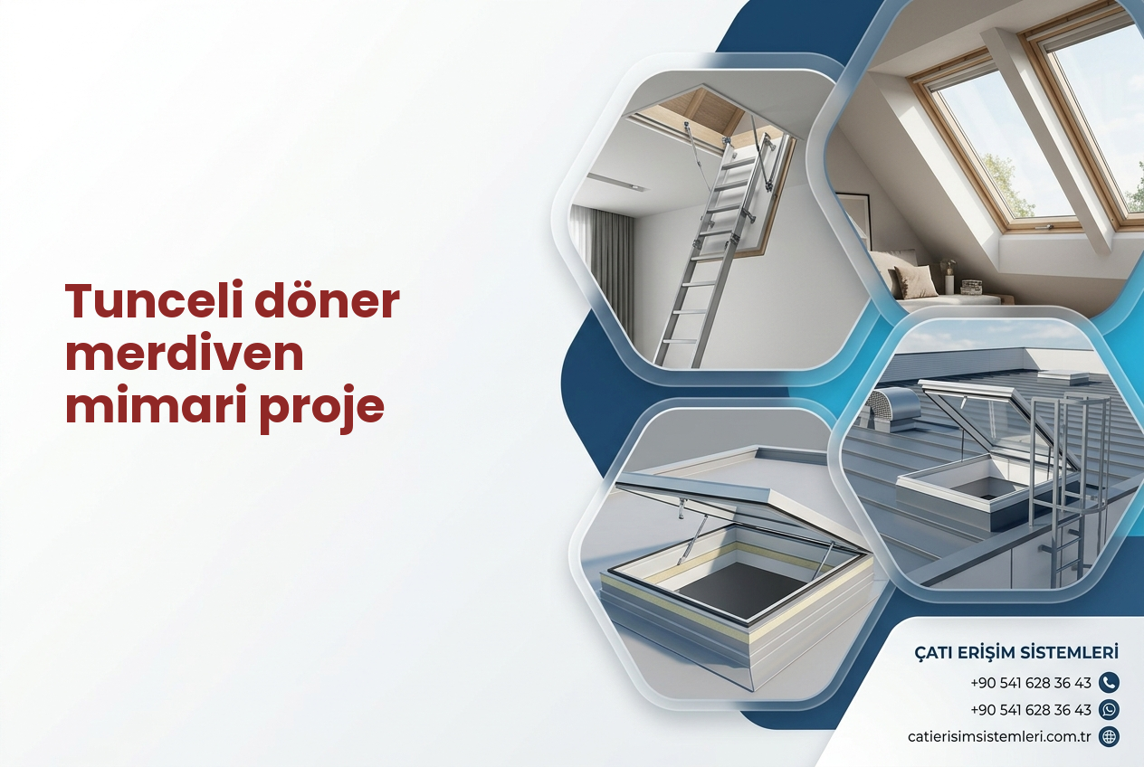 Tunceli döner merdiven mimari proje