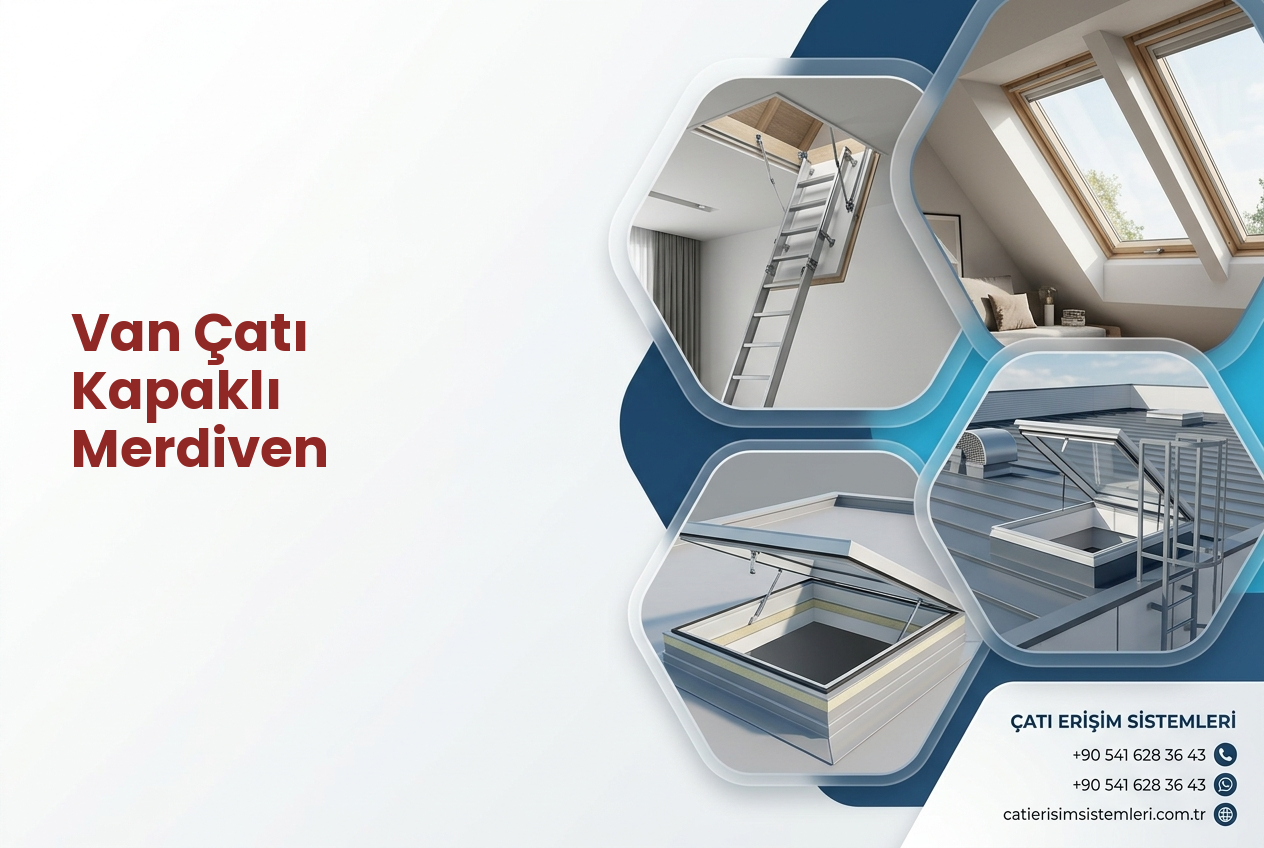 Van Çatı Kapaklı Merdiven