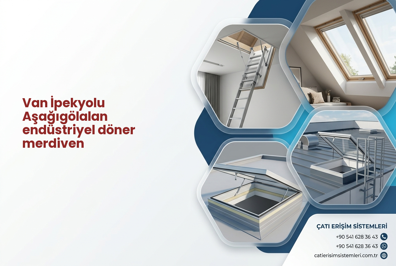Van İpekyolu Aşağıgölalan endüstriyel döner merdiven