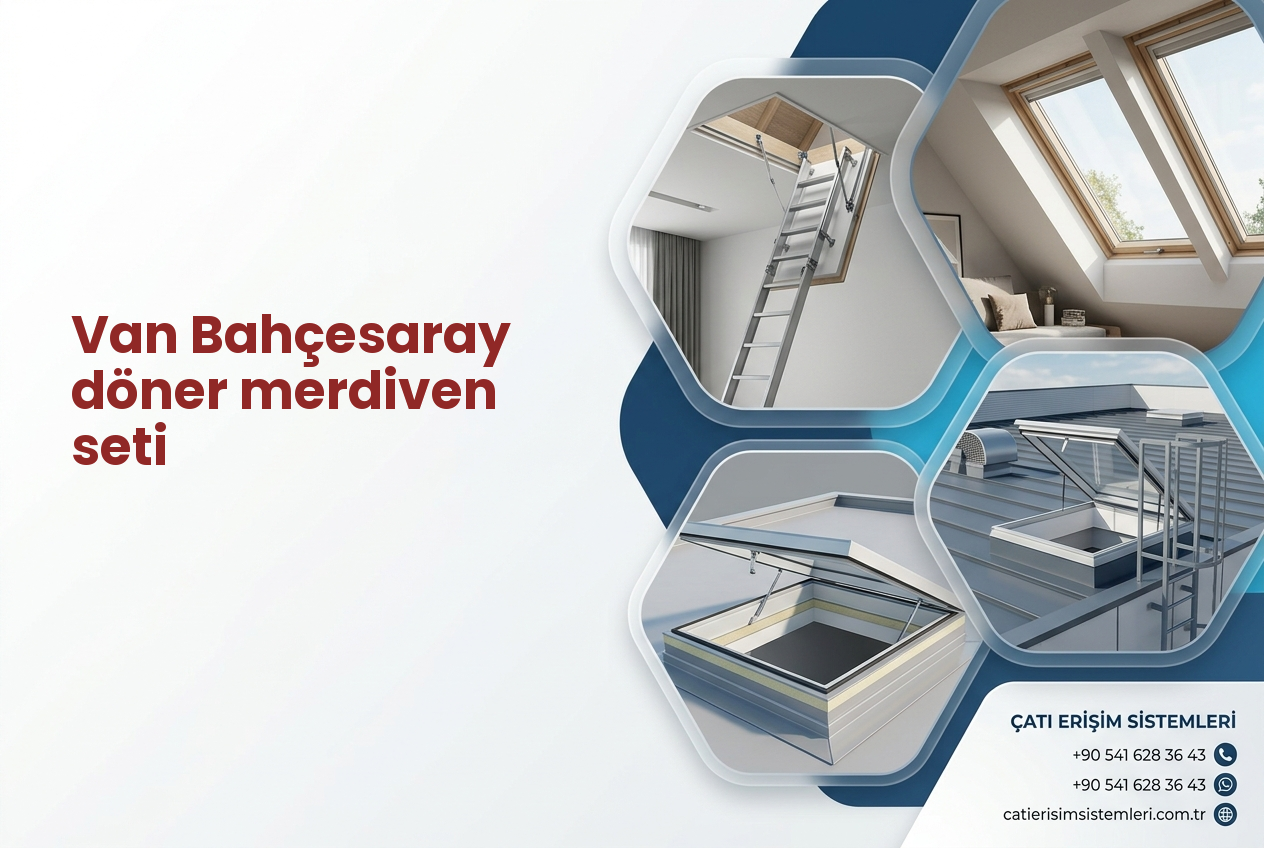 Van Bahçesaray döner merdiven seti