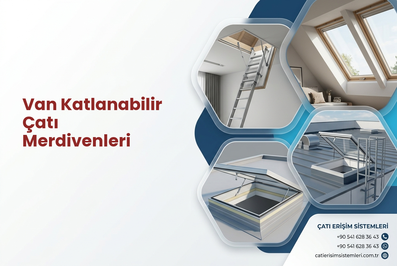 Van Katlanabilir Çatı Merdivenleri