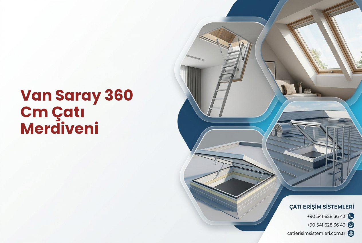 Van Saray 360 Cm Çatı Merdiveni