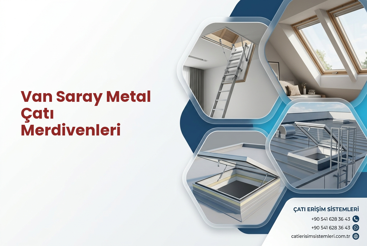 Van Saray Metal Çatı Merdivenleri