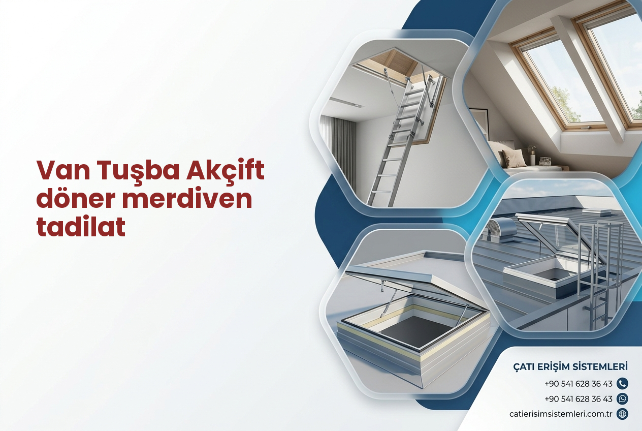 Van Tuşba Akçift döner merdiven tadilat