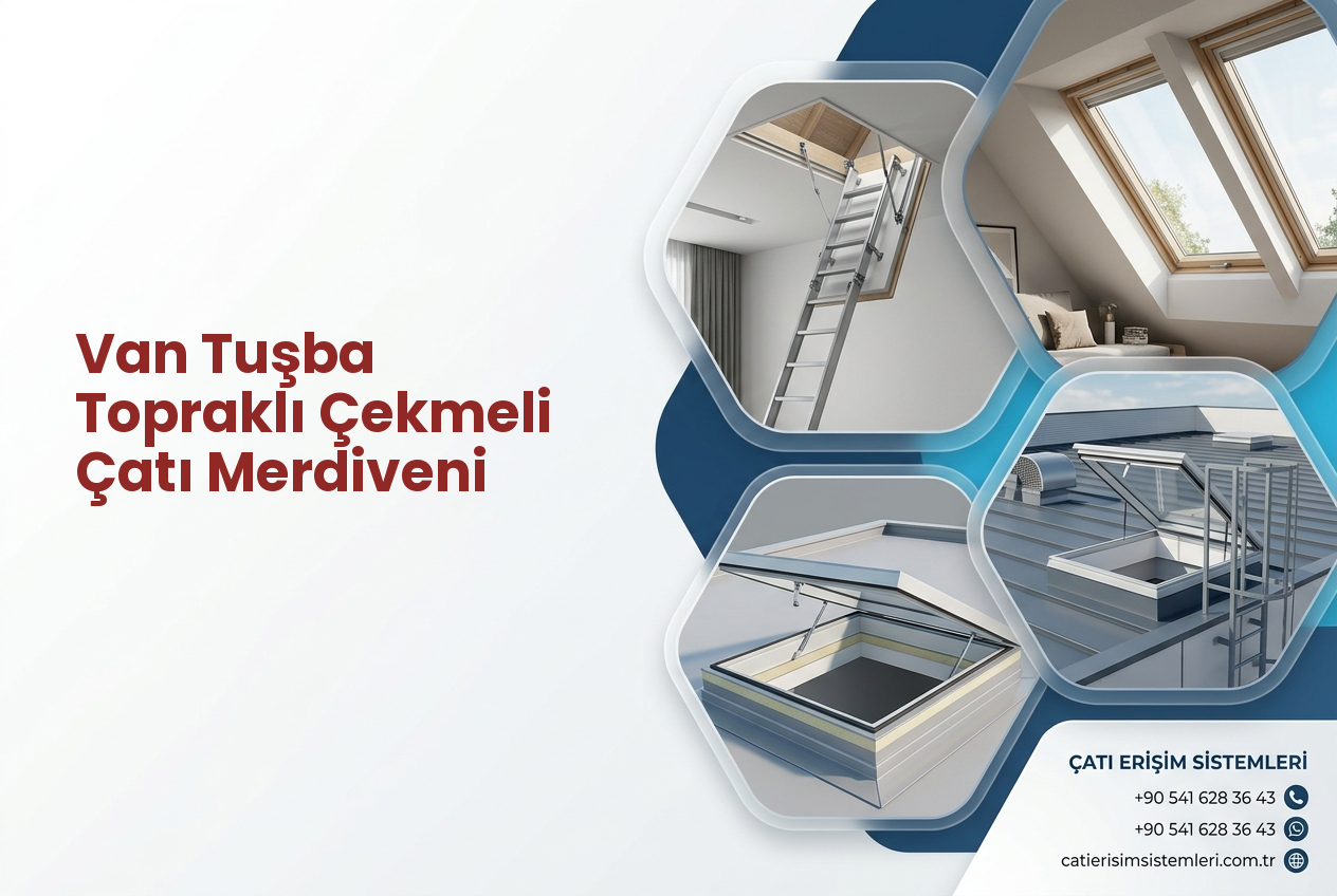 Van Tuşba Topraklı Çekmeli Çatı Merdiveni