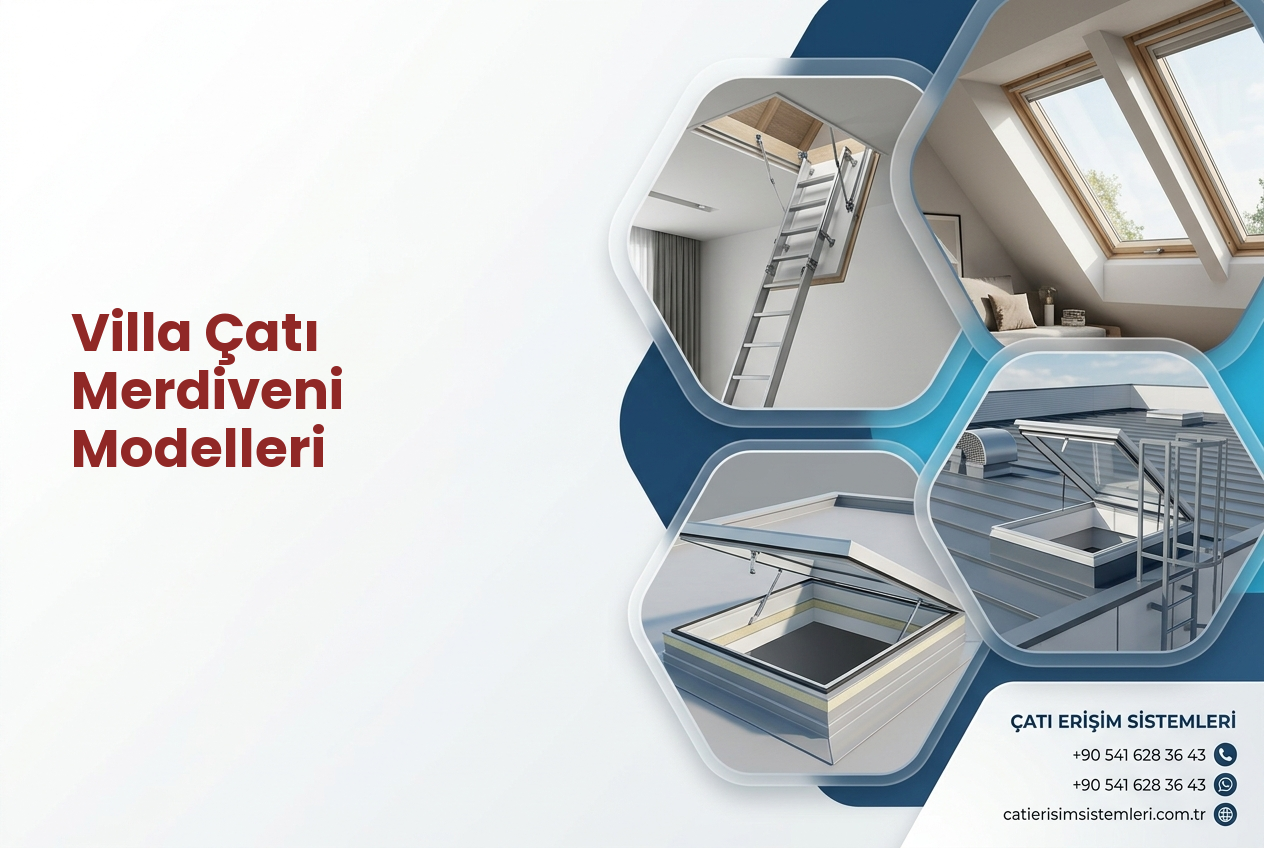 Villa Çatı Merdiveni Modelleri
