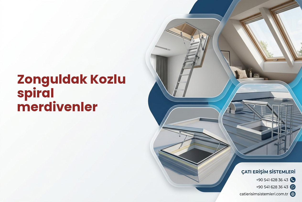 Zonguldak Kozlu spiral merdivenler
