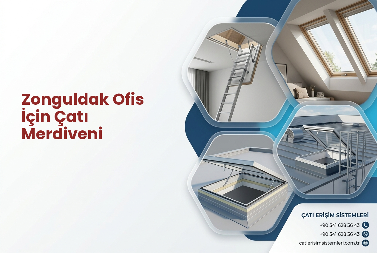 Zonguldak Ofis İçin Çatı Merdiveni