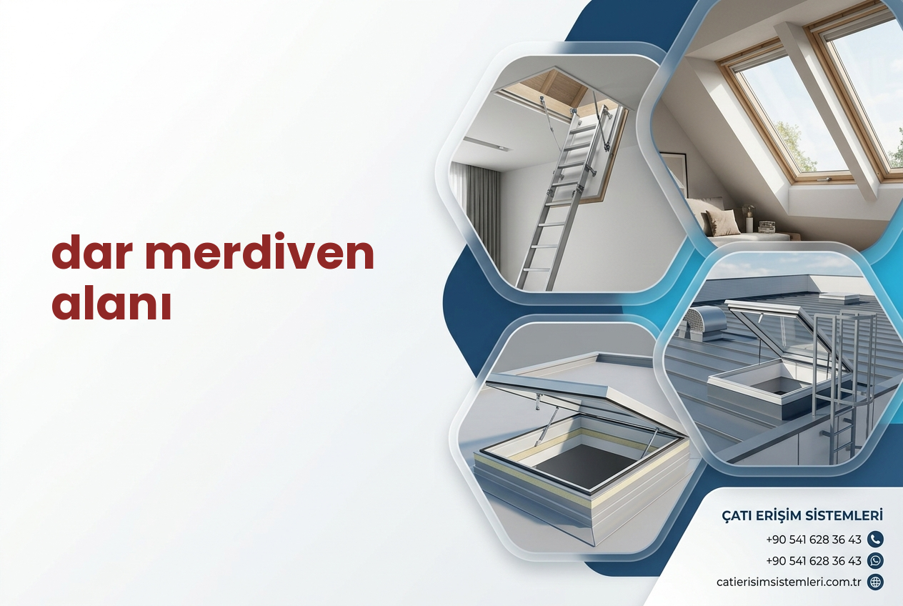 dar merdiven alanı