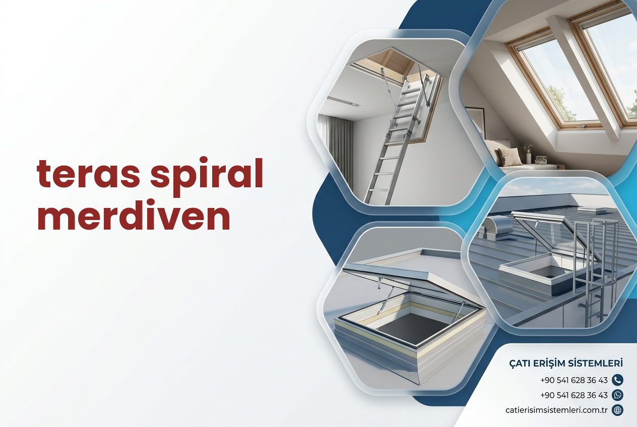 teras spiral merdiven
